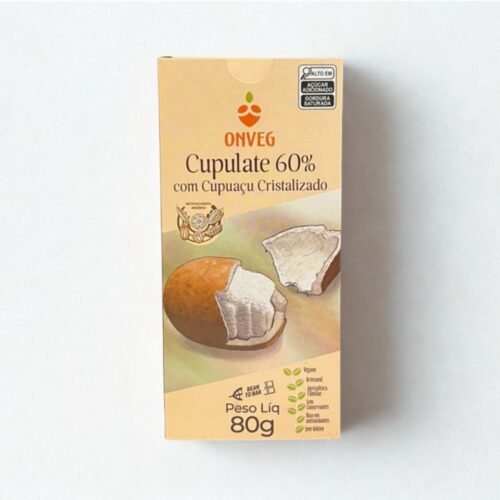 Chocolate Onveg Cupulate 60% 80g